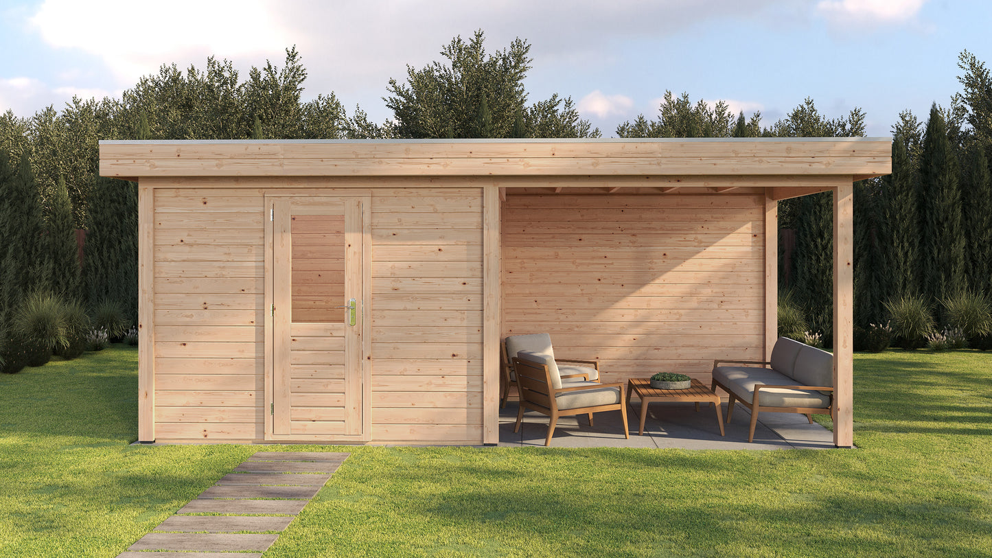 Lugarde Gloucester Summerhouse 600x250cm