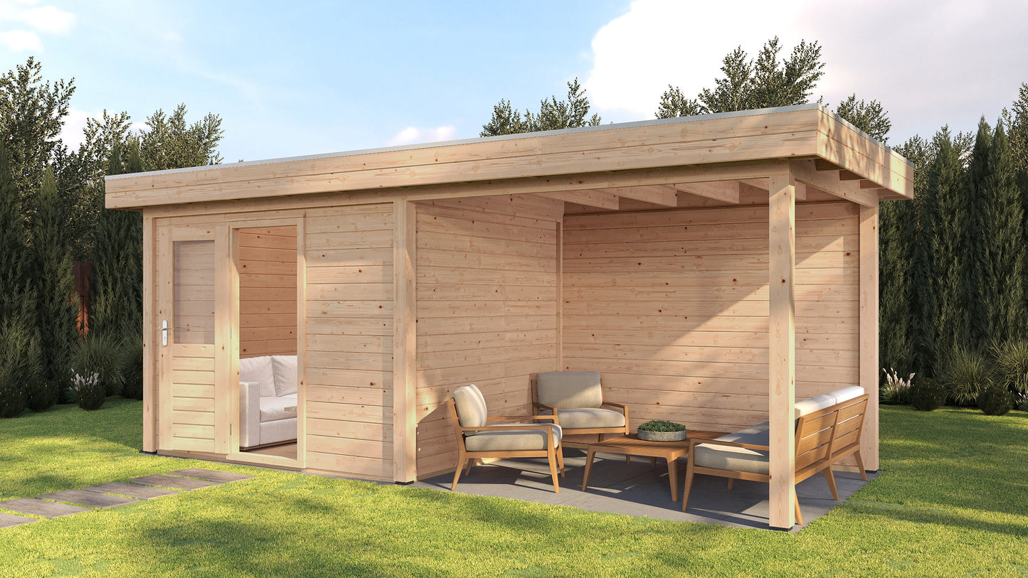 Lugarde Gloucester Summerhouse 600x250cm