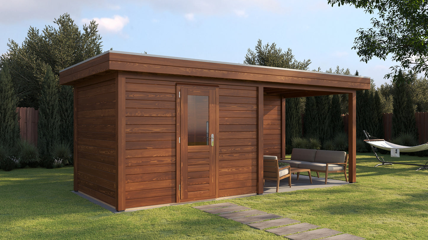 Lugarde Gloucester Summerhouse 600x250cm