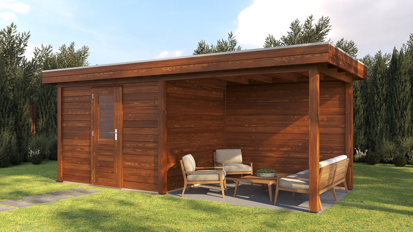 Lugarde Gloucester Summerhouse 600x250cm