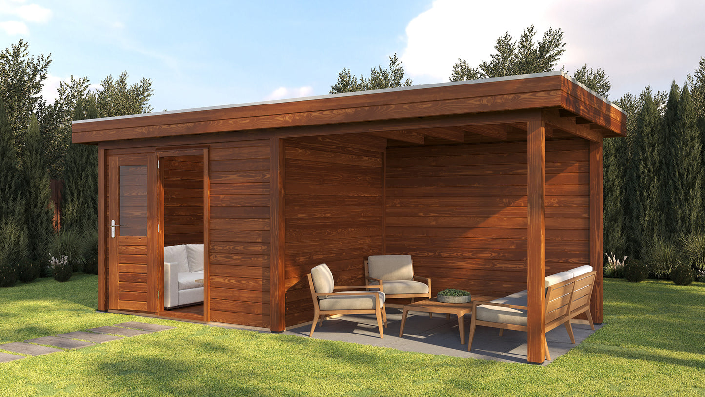 Lugarde Gloucester Summerhouse 600x250cm