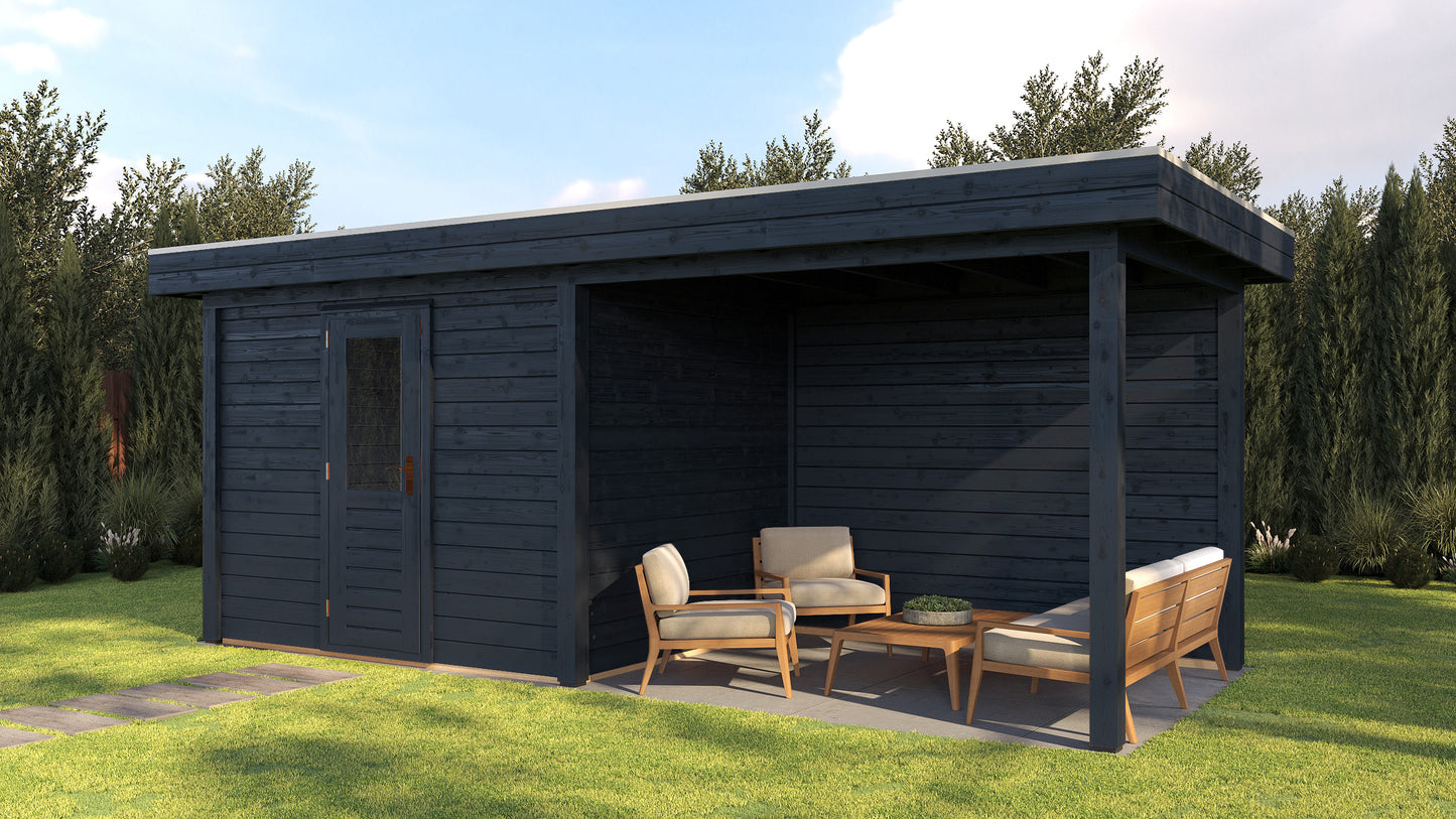 Lugarde Gloucester Summerhouse 600x250cm