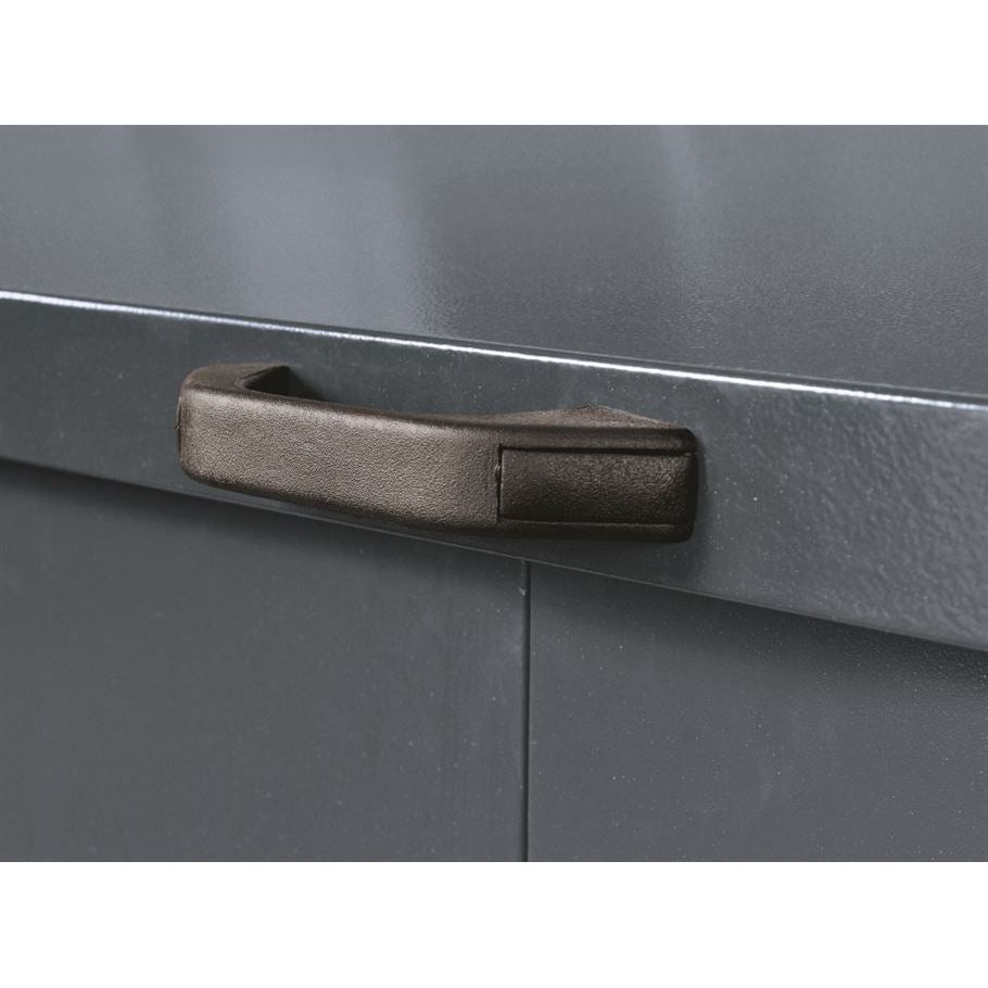 Asgard 7’ x 3’4” Metal Garden Shed - The Access