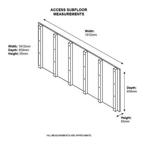 Asgard Protective Wooden Subfloor for The Access