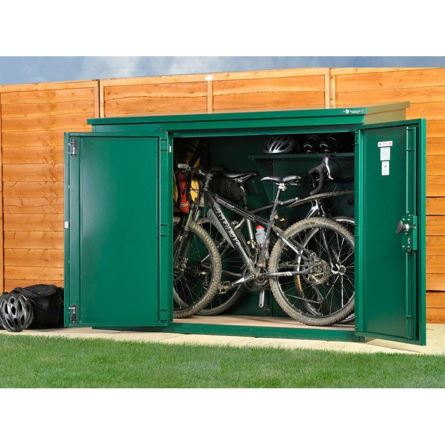 Asgard Metal Bike Shed 6’ x 3’ High-Security - The Annexe (Police Preferred Specification)