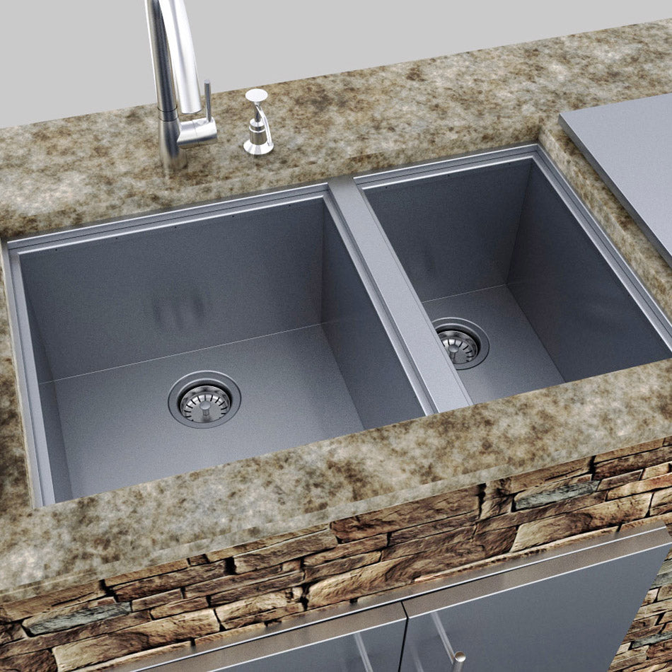 Sunstone Double Sink