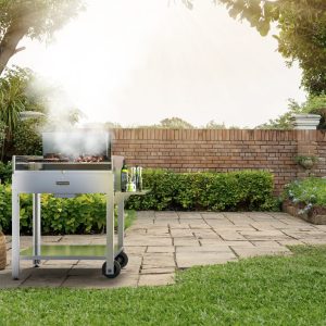 Fontana Tirreno Wood & Charcoal Barbecue with Rotisserie