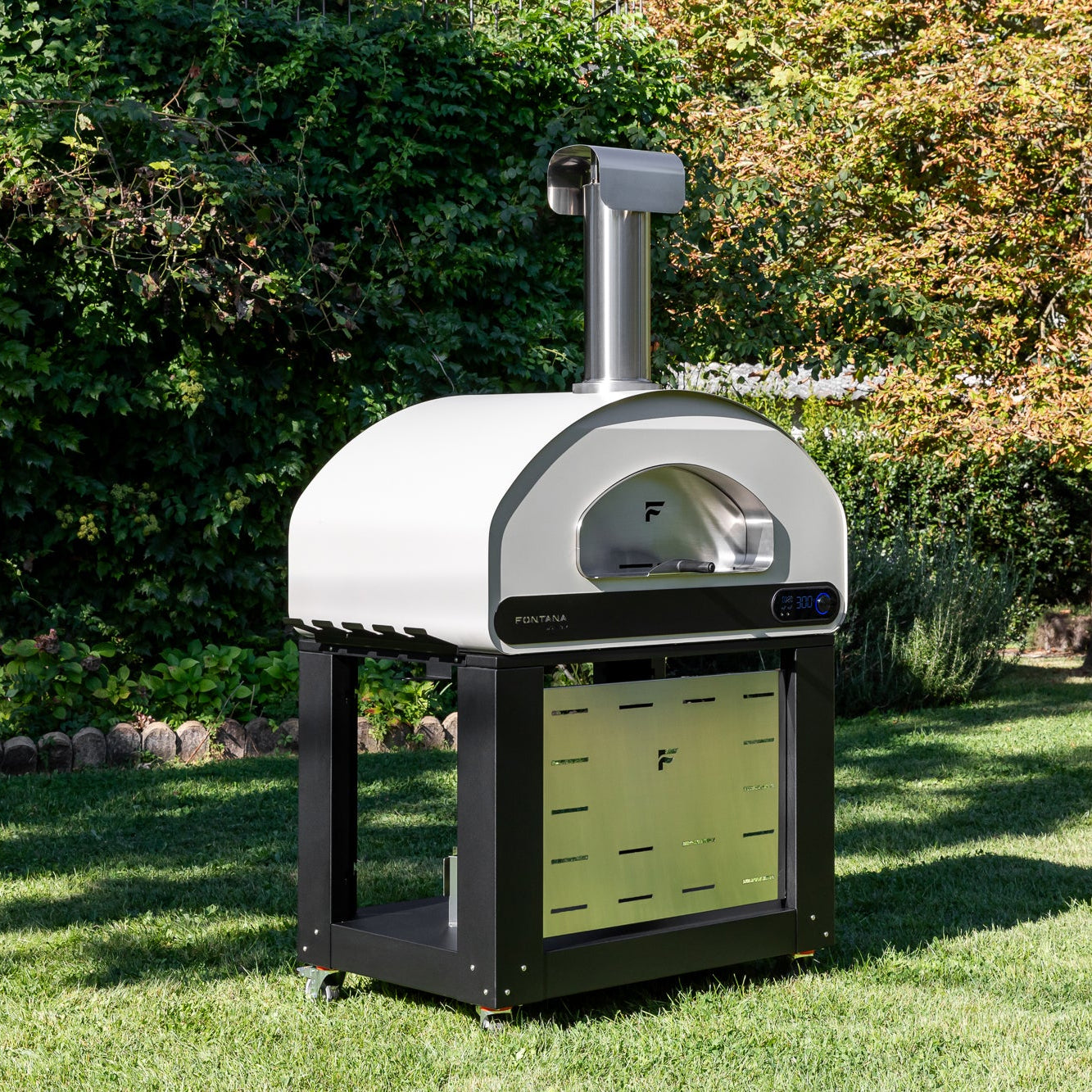 Fontana Forni Volta 90 – Dual Fuel Pizza Oven (Grey & White)