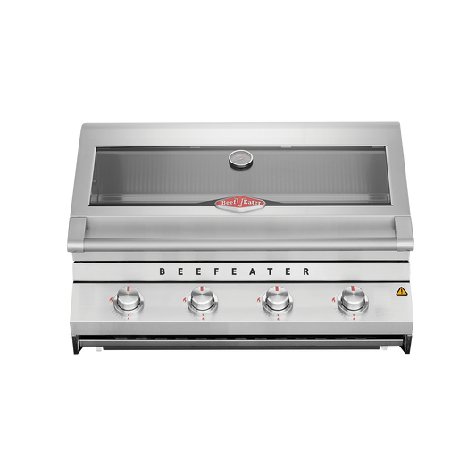 Beefeater classic 7000 series 4 burner built in gas bbq hood closed front