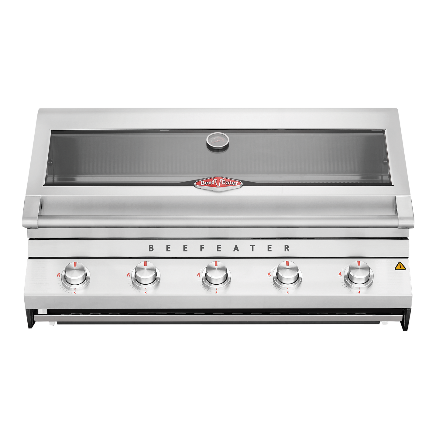 Beefeater classic 7000 series 5 burner built in gas bbq hood closed front