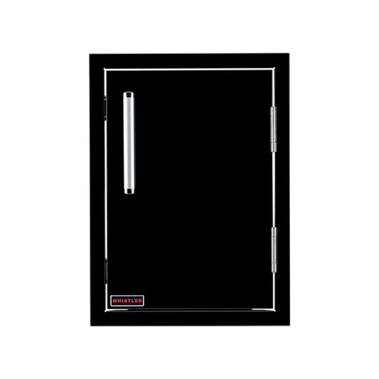 Whistler Grills Black Silk Burford Single Vertical Door (Small)