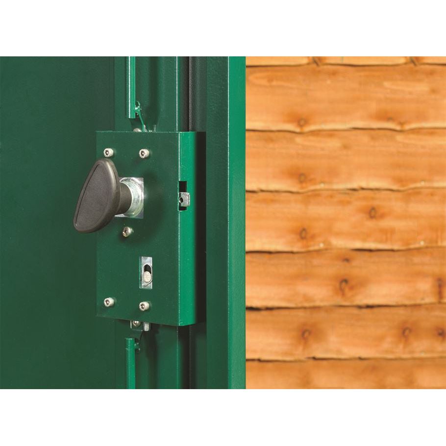Asgard 7x11 Metal Shed (Gladiator P1) - Police Preferred Specification