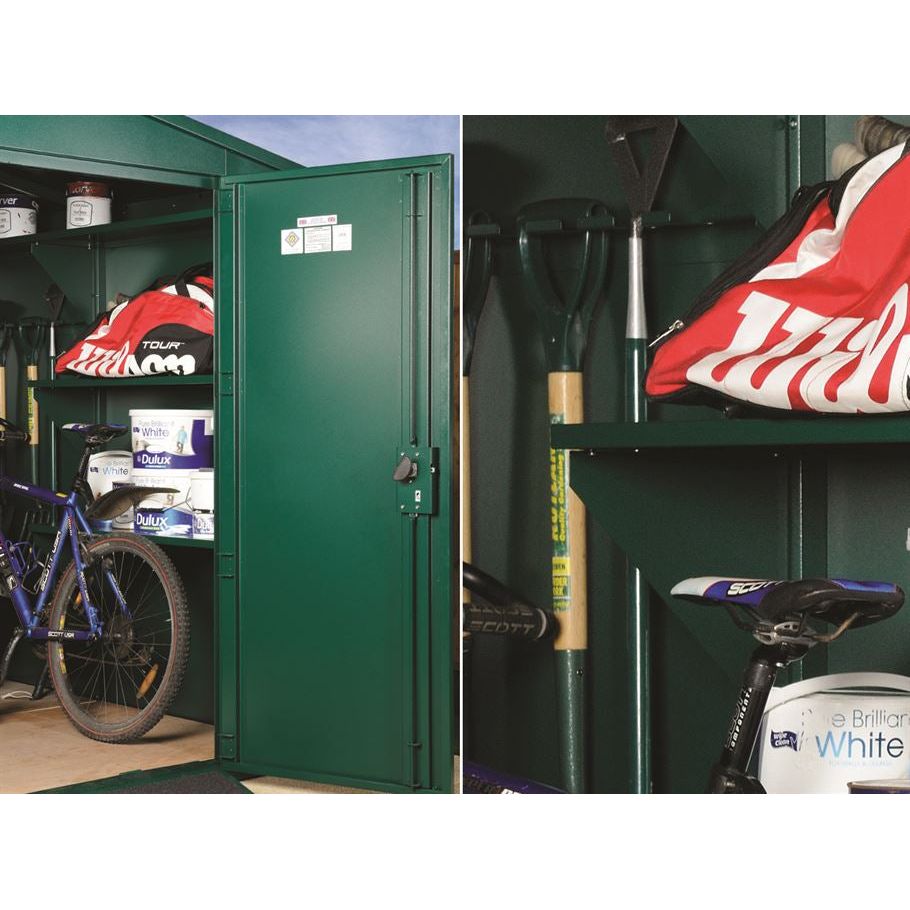 Asgard 7x11 Metal Shed (Gladiator P1) - Police Preferred Specification
