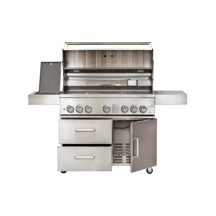 Whistler Grills Bibury 5 + Burner Gas BBQ | Rotisserie + Cover