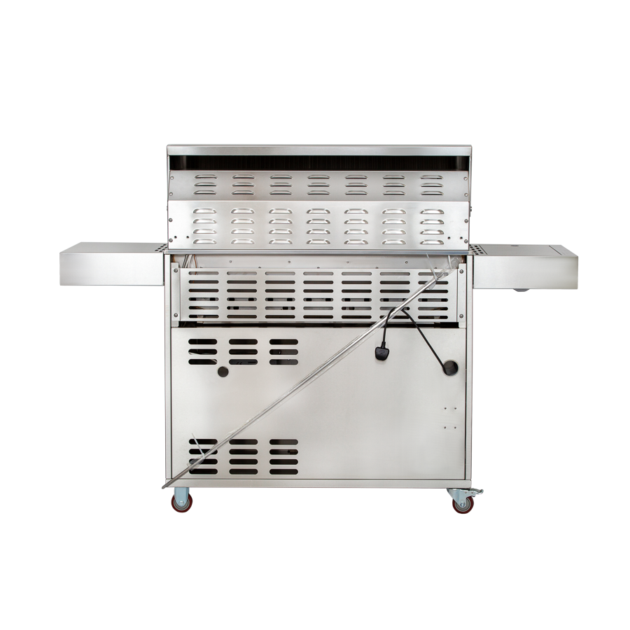 Whistler Grills Bibury 3 + Side Burner Gas BBQ | Rotisserie + Cover