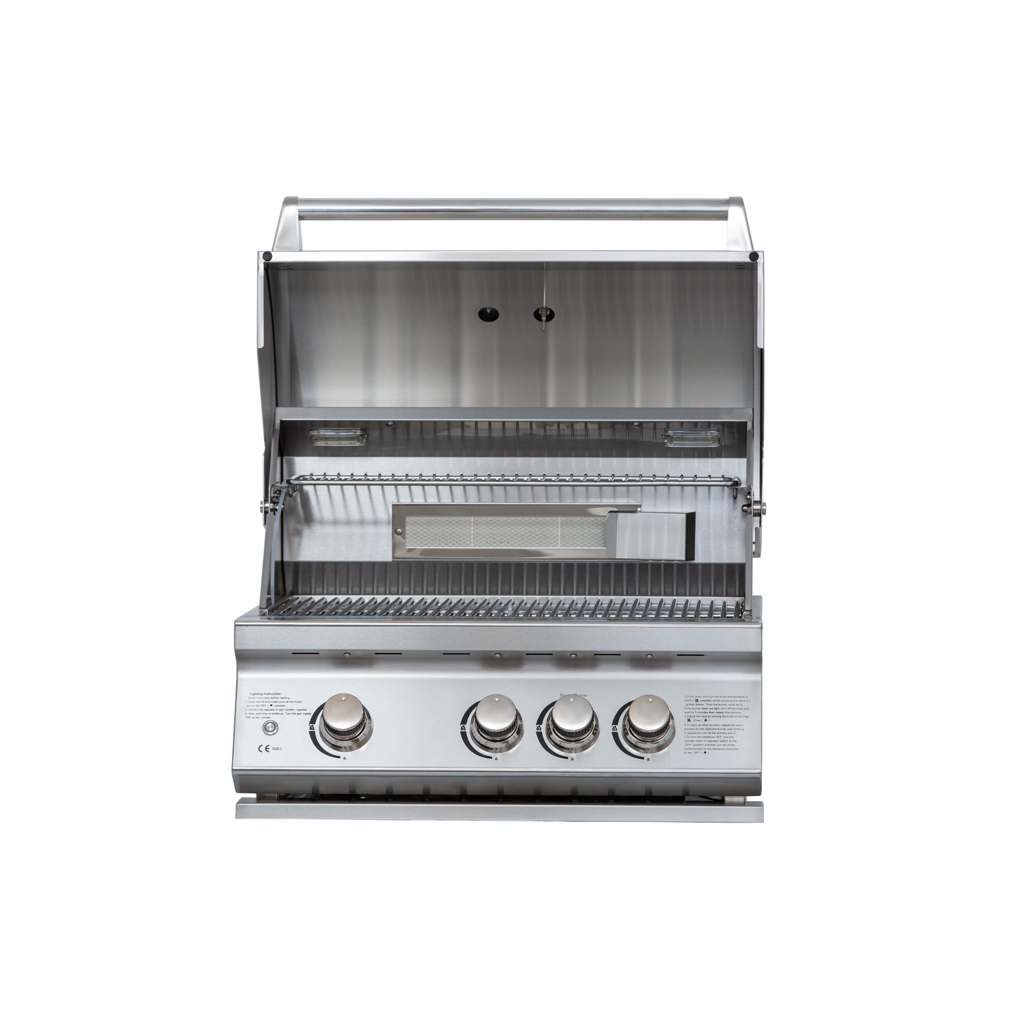 Whistler Grills Burford 3 Burner Built in Gas Grill | Rotisserie + Cover