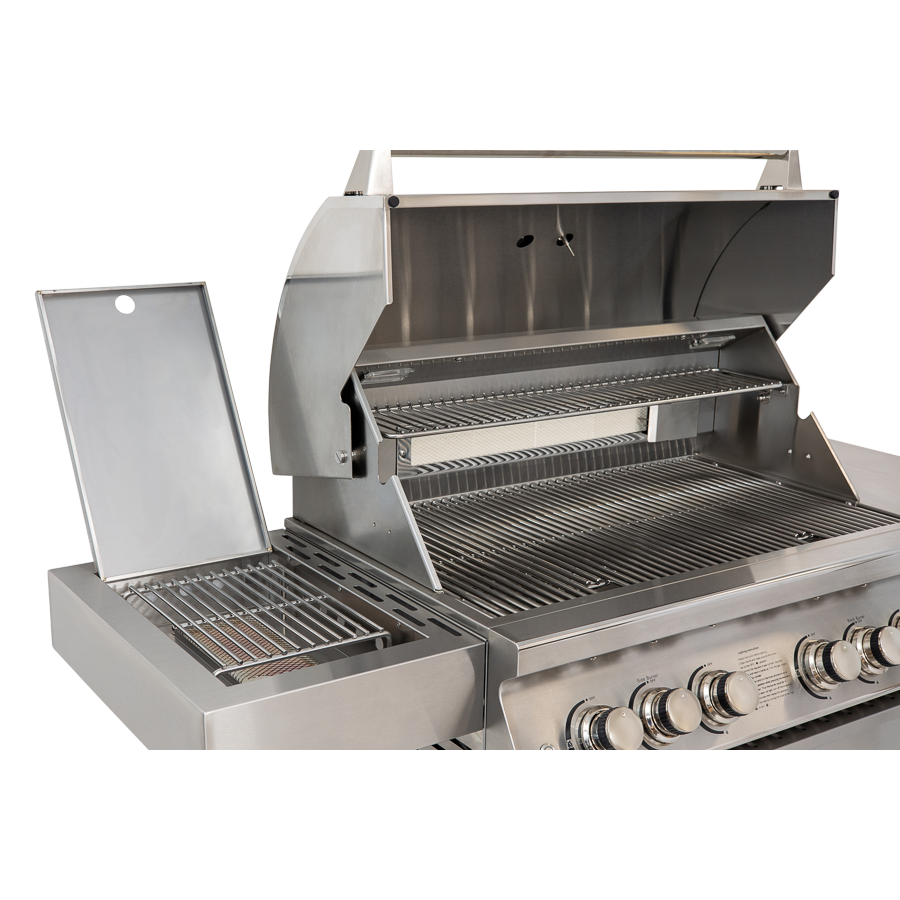 Whistler Grills Bibury 4 + Side Burner Gas BBQ | Rotisserie + Cover