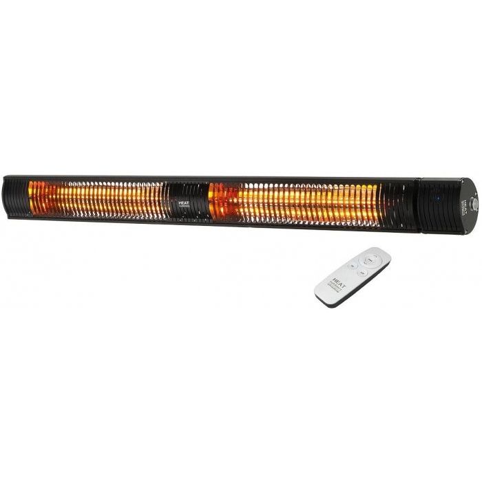 Shadow Patio Heater with Remote Control in Black - Heat Outdoors IP65 3KW