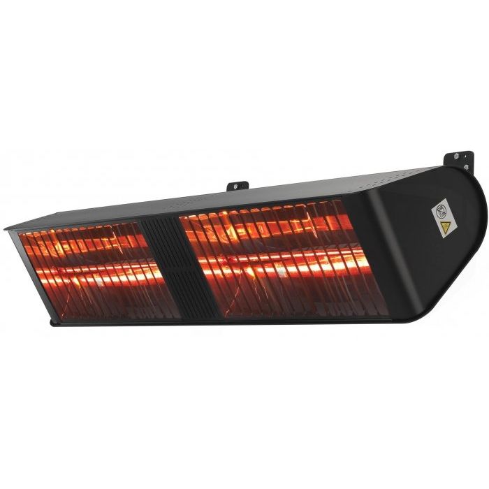 Shadow Fatboy Double Patio Heater in Black - Heat Outdoors IP65 4.8KW