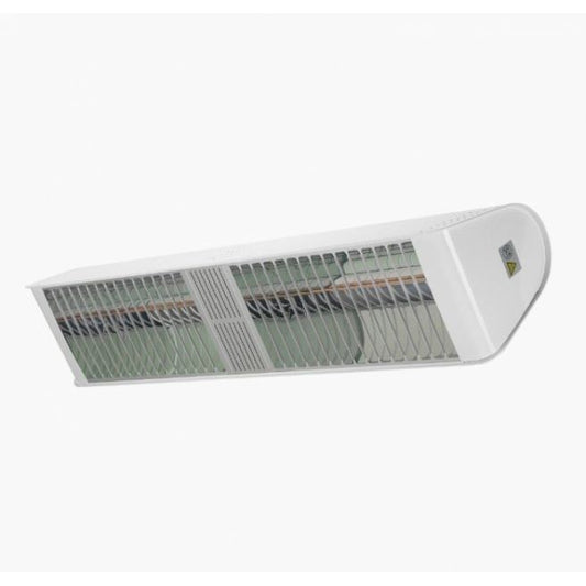 Shadow Fatboy Double Patio Heater in White - Heat Outdoors IP65 4.8KW