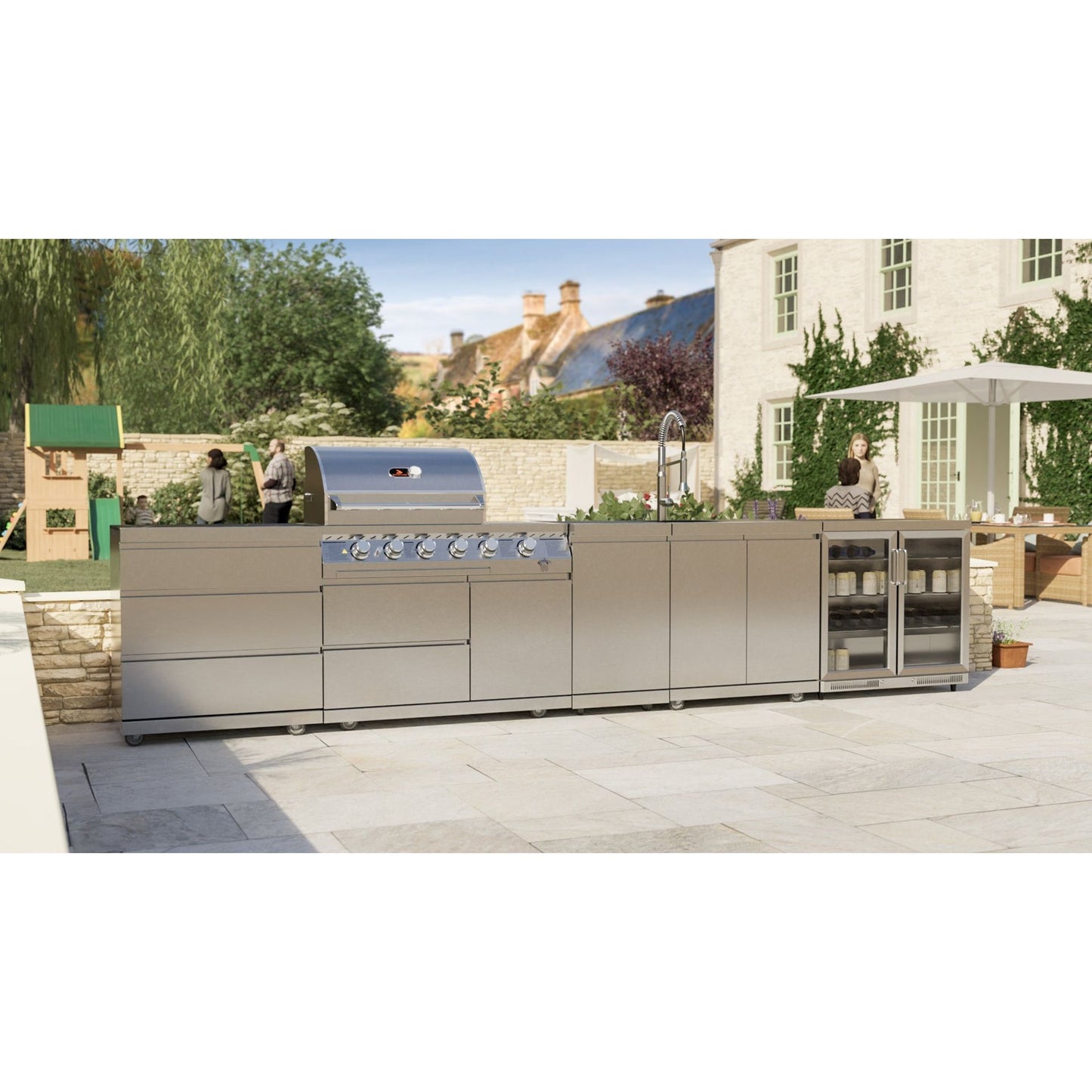 Whistler Grills The Lechlade 4 Pre-Built Kitchen