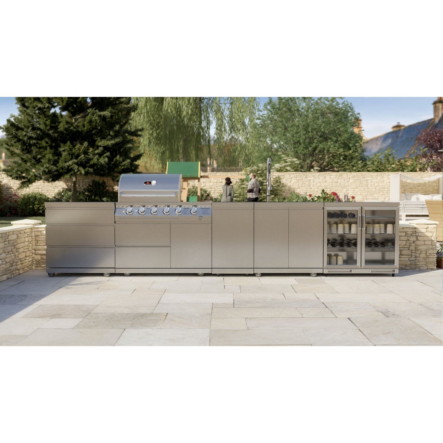 Whistler Grills The Lechlade 4 Pre-Built Kitchen