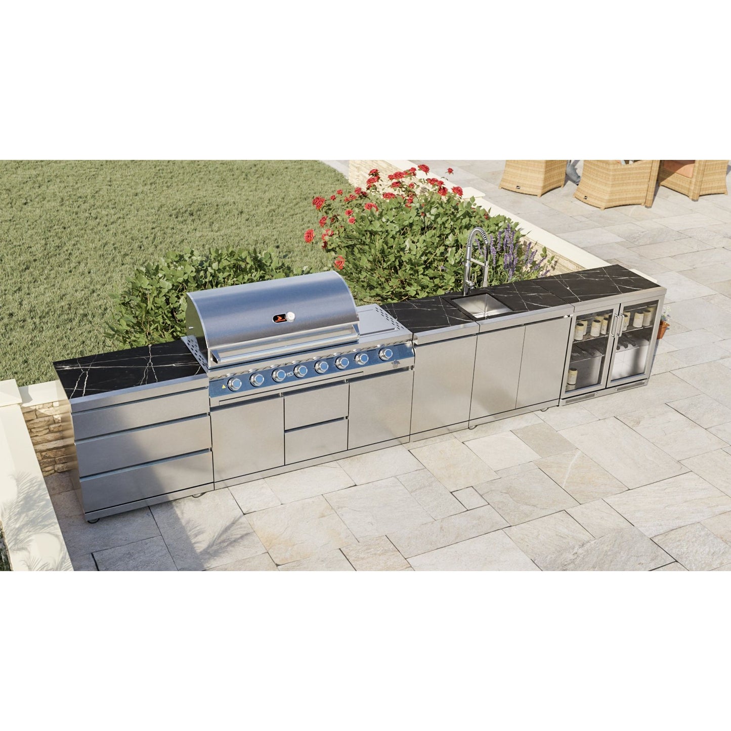 Whistler Grills The Lechlade 6 Pre-Built Kitchen