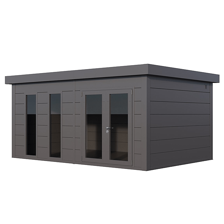 Telluria 18x12ft Luminato Premier Steel Garden Room - 5.4m x 3.6m