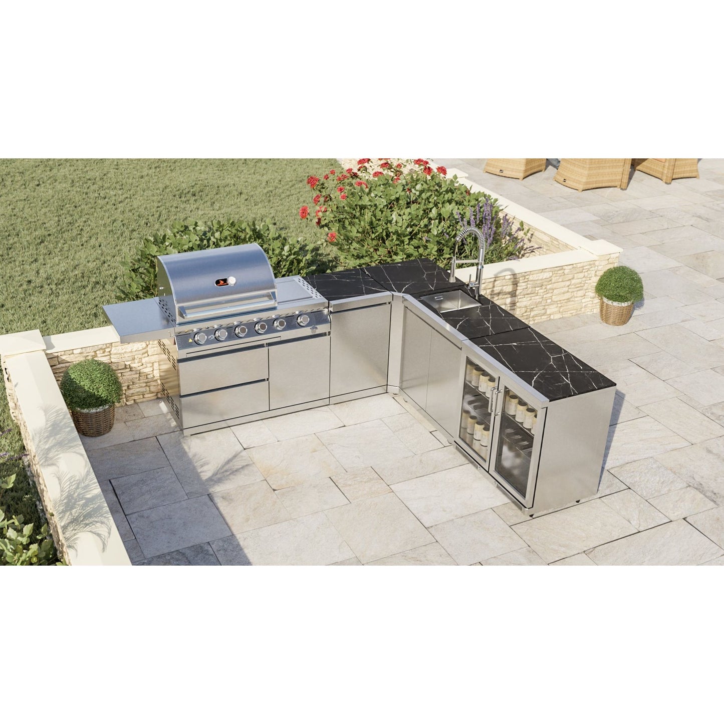 Whistler Grills Marlborough 4 Pre-Built Kitchen