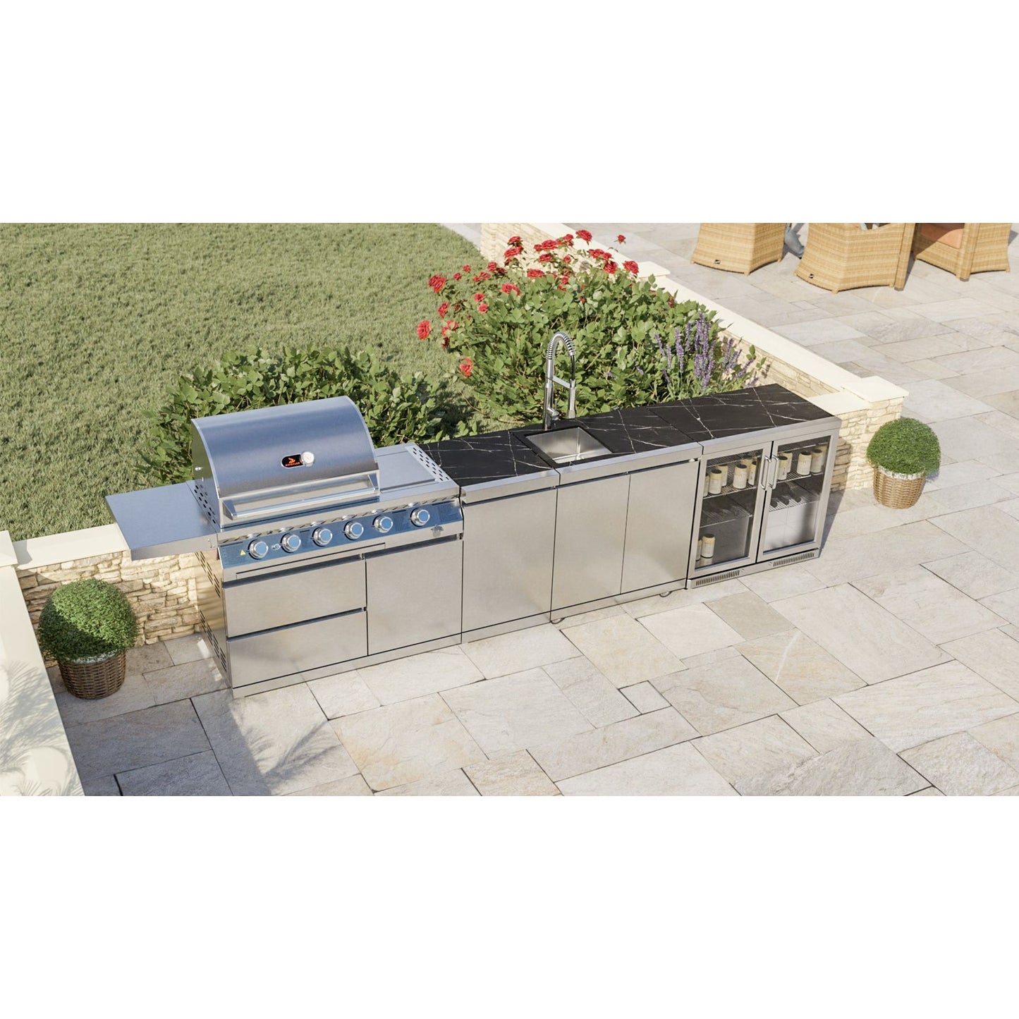 Whistler Grills The Oaksey 4 Pre-Built Kitchen