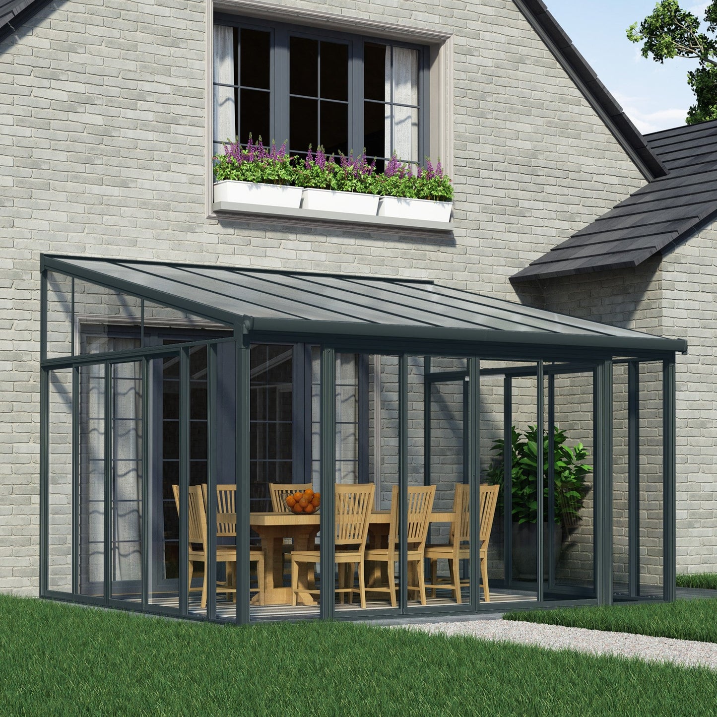 Canopia Sanremo Lean to Conservatory (All Size Available)
