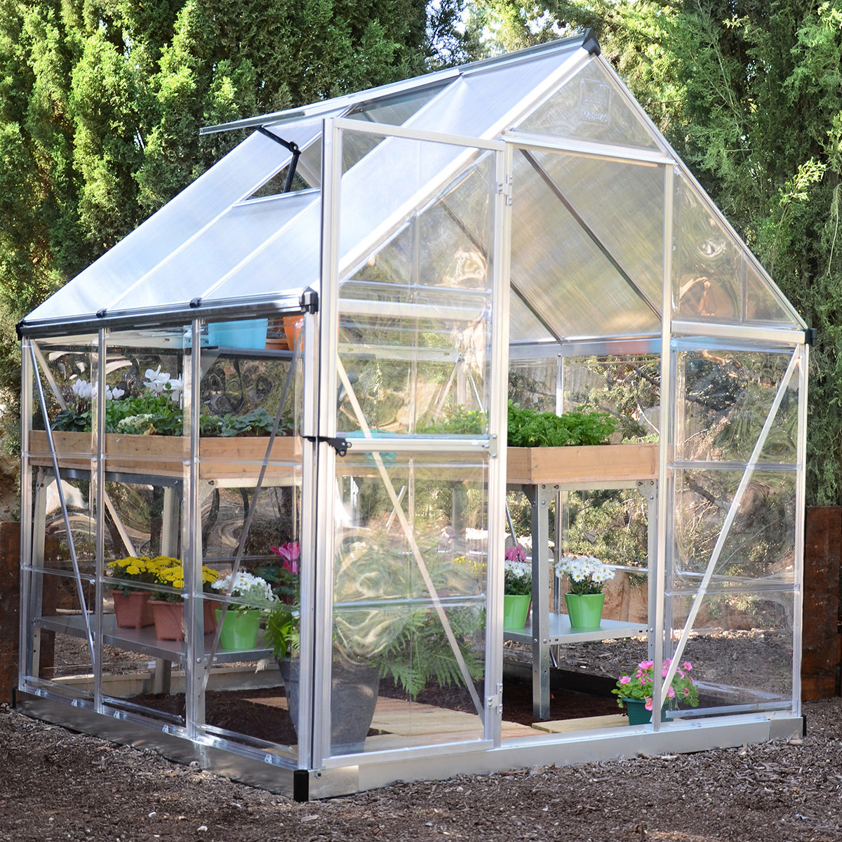 Canopia Canopia Hybrid Greenhouse - Aluminium Frame & Polycarbonate Panels ...