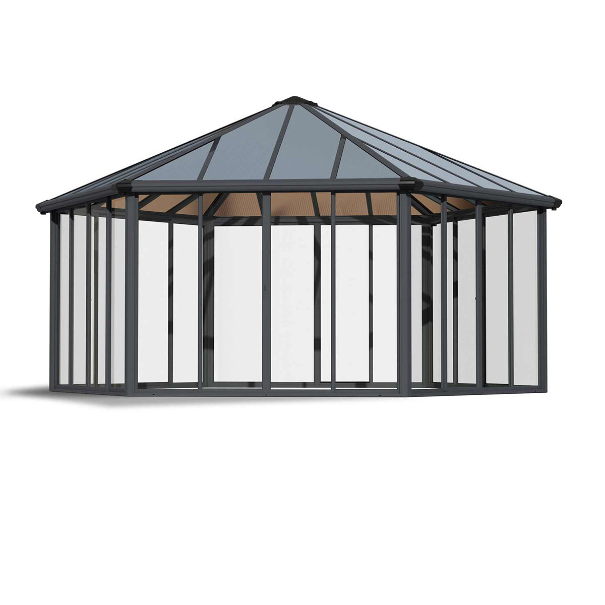 Canopia Grey Garda Enclosed Gazebo