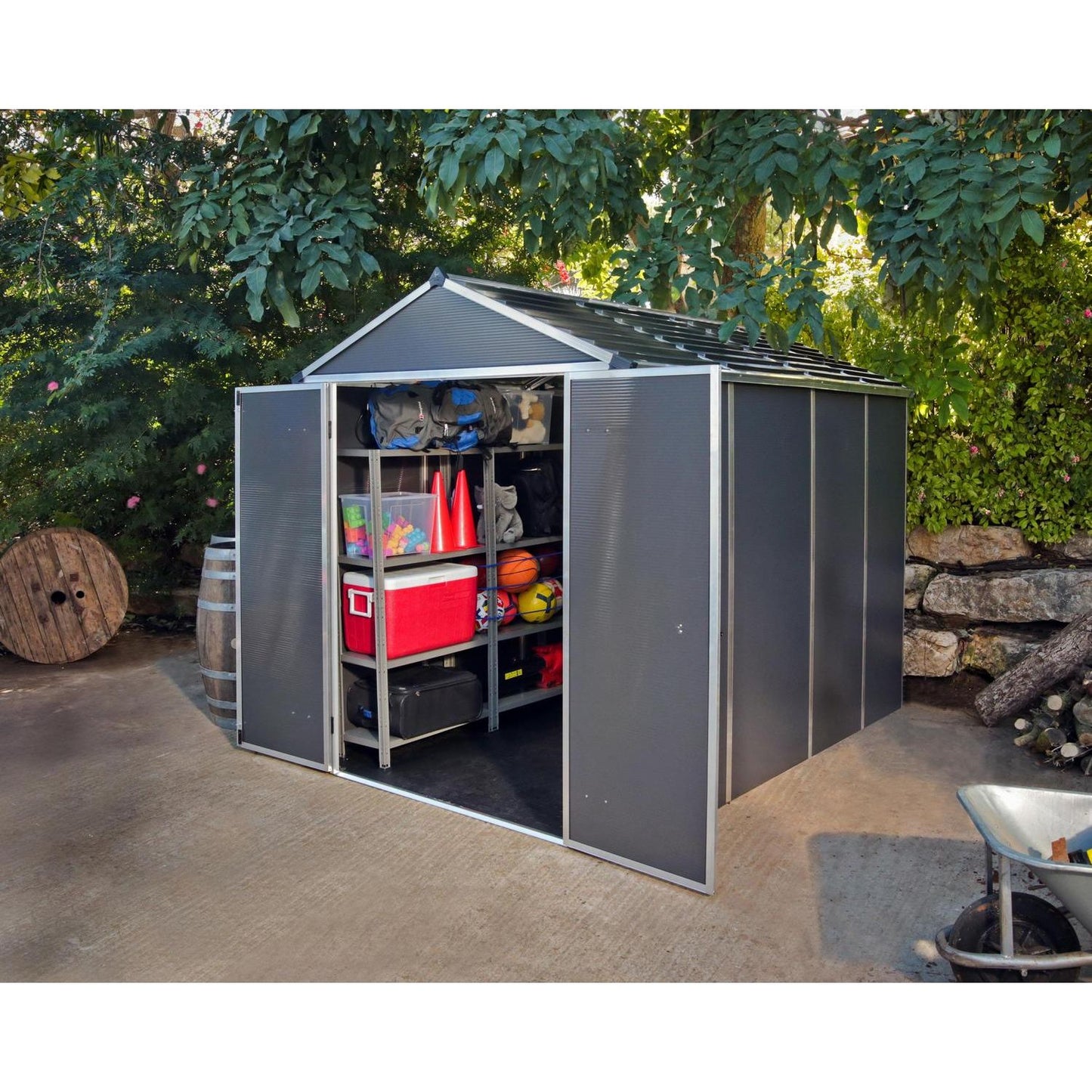 Canopia Rubicon Garden Shed With Floor (All Size Available)
