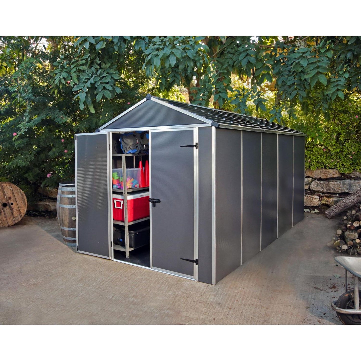 Canopia Rubicon Garden Shed With Floor (All Size Available)