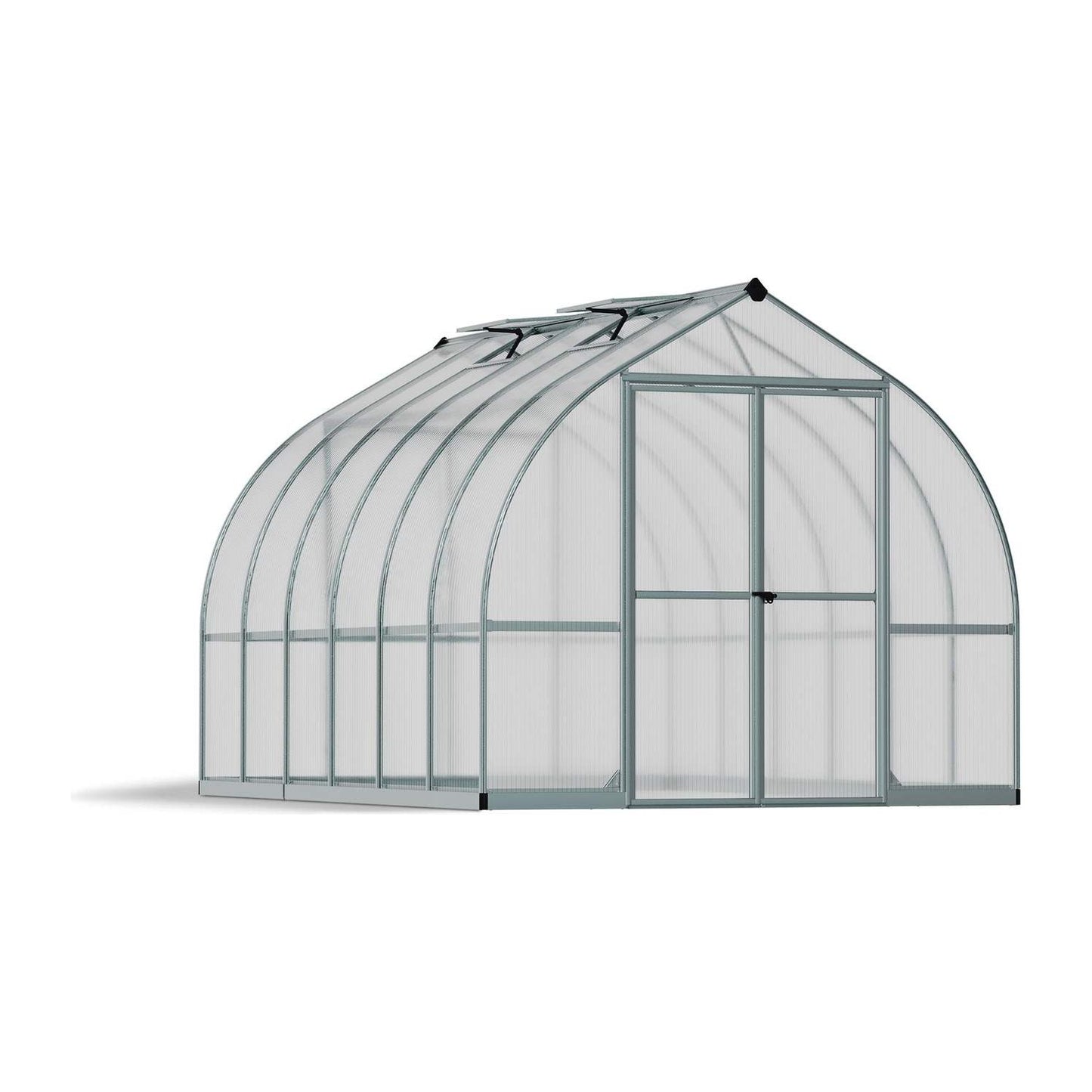 Canopia Bella Greenhouse - Silver Aluminium Frame & Twinwall Polycarbonate Panels