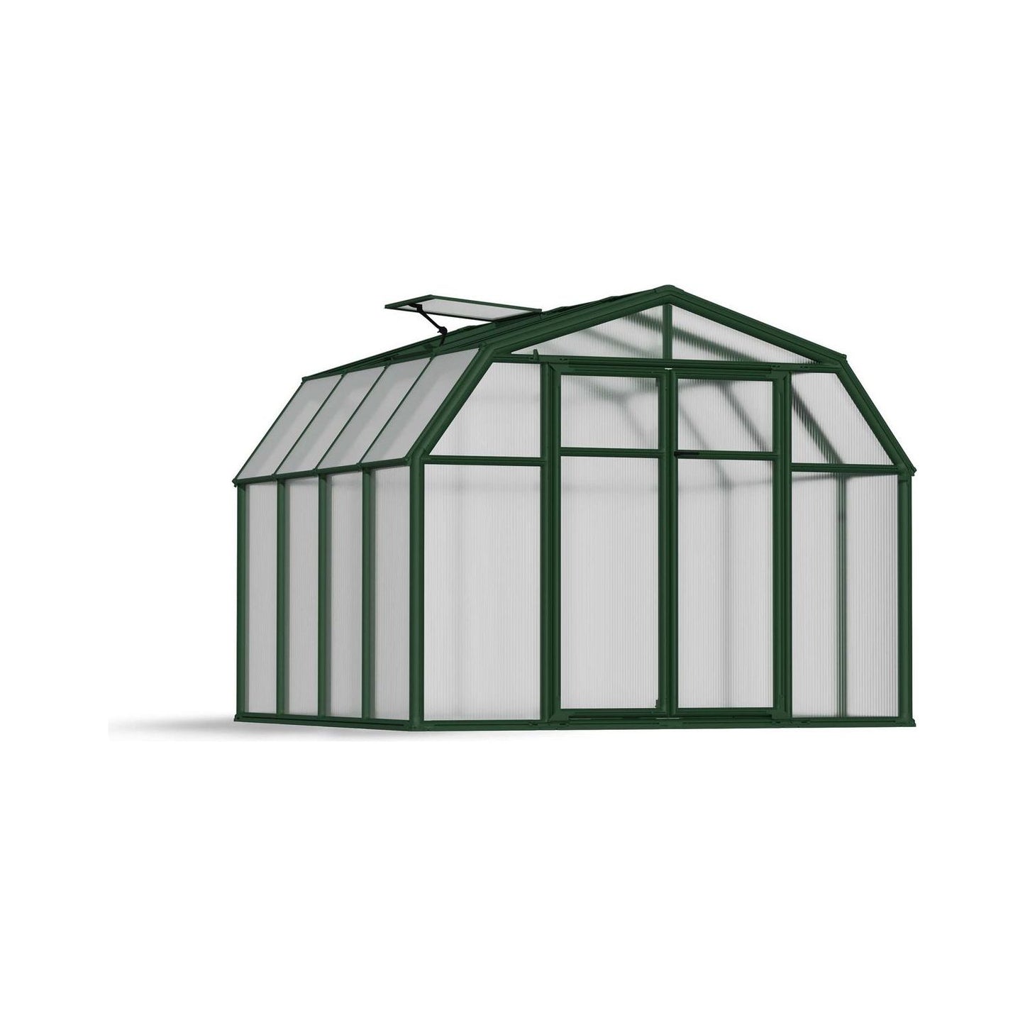 Canopia Hobby Gardener Greenhouse - Green Aluminium Frame & Twinwall Polycarbonate Panels