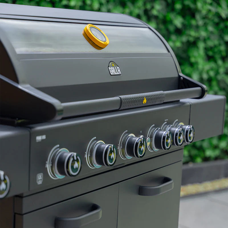 GRLLR Prime G5S 5 Burner Gas Barbecue with Back Burner and Side Burner