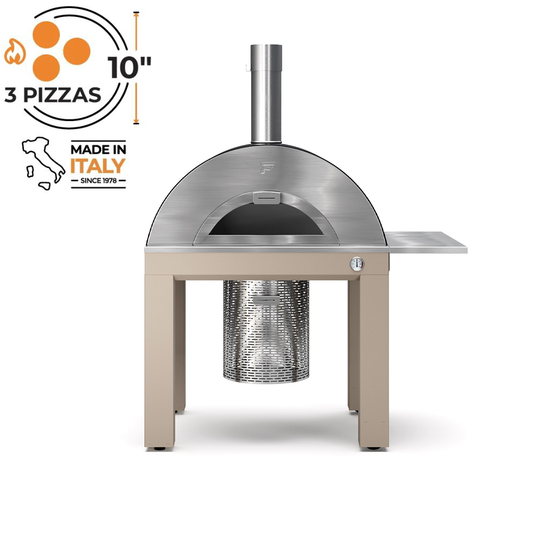 Fontana Riviera Wood Pizza Oven Including Trolley