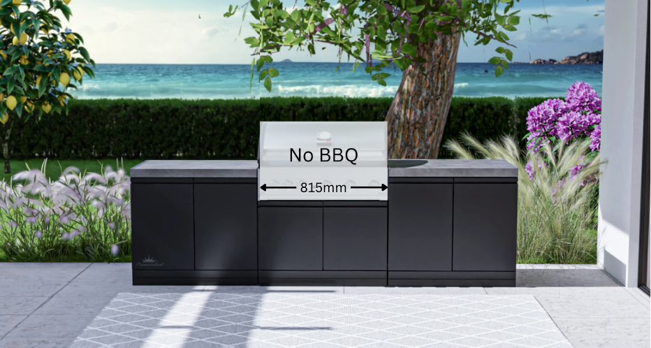 Contemporary Outdoor Kitchen Maxim (BBQ not included)