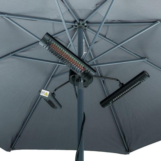 HEAT Outdoors Shadow Parasol Heater for poles 30-50mm