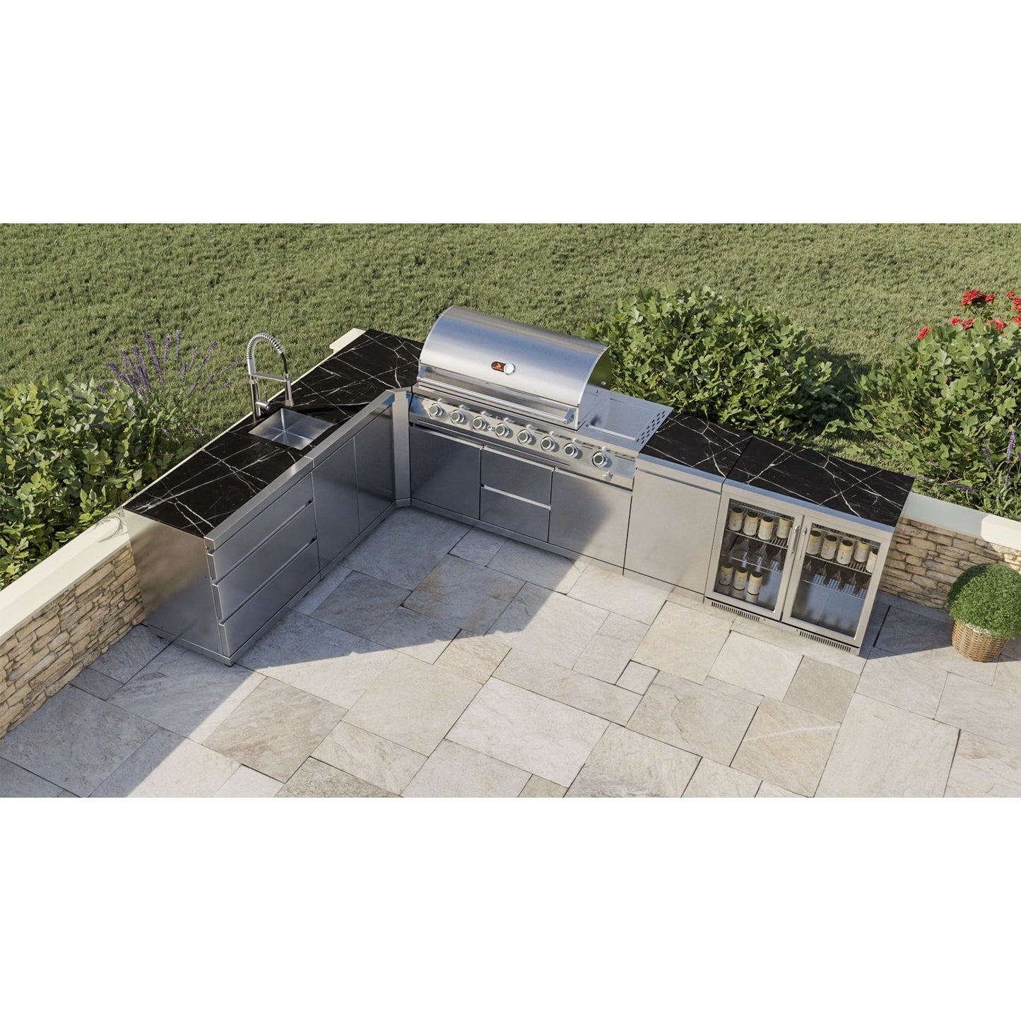 Whistler Grills The Stroud 6 Pre-Built Kitchen