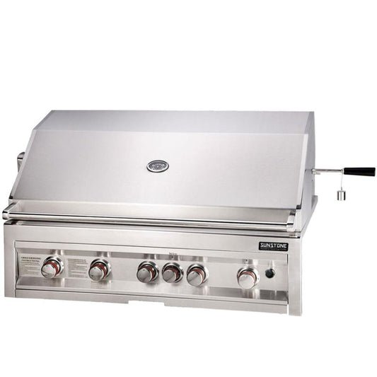 Sunstone Sun Series 5 Burner Gas Grill with Infrared + Rotisserie Kit