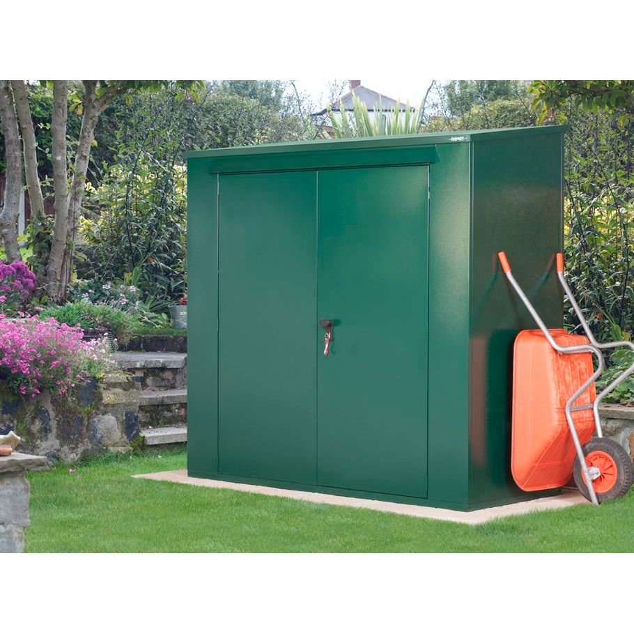 Asgard 7’ x 3’ Metal Garden & Bike Shed - The Trojan Plus