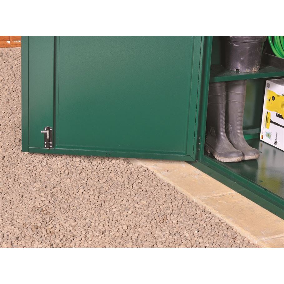 Asgard 7’ x 3’ Metal Garden & Bike Shed - The Trojan Plus