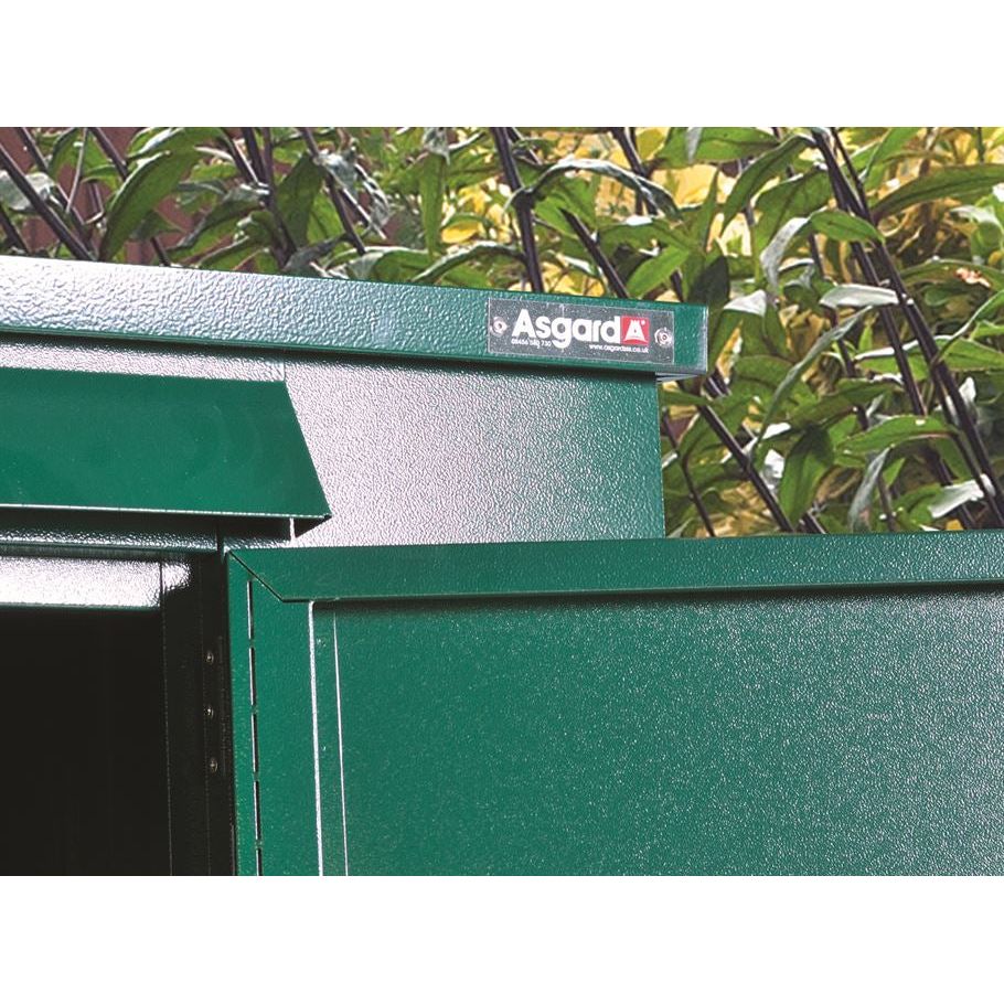 Asgard 7’ x 3’ Metal Garden & Bike Shed - The Trojan Plus