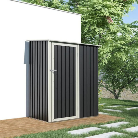 Lotus Phoebe 5x3 Pent Metal Shed Locker