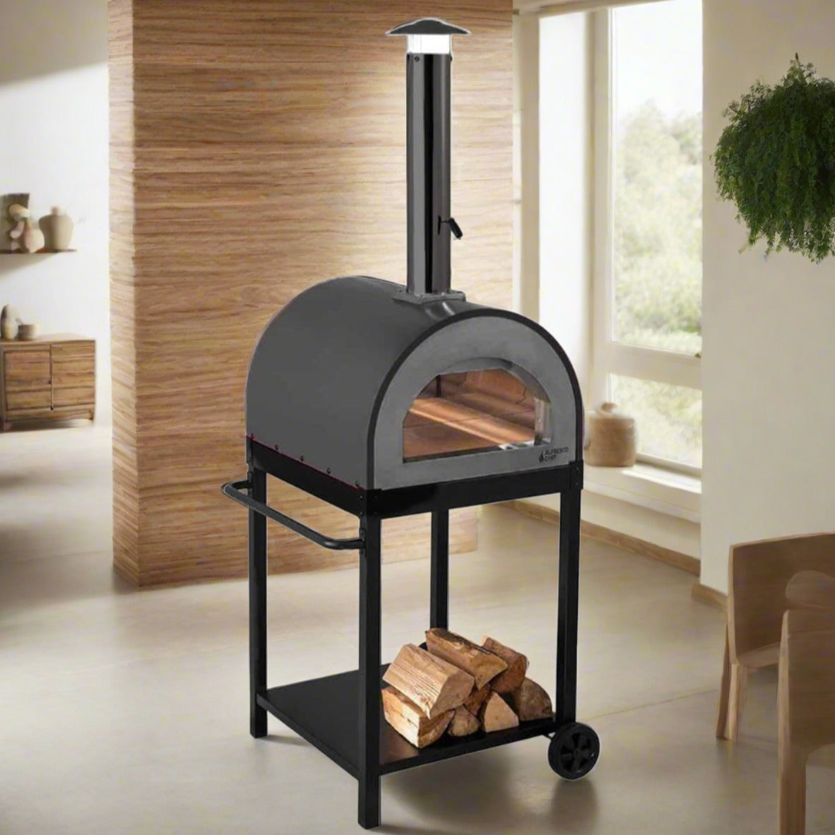 wood pizza oven