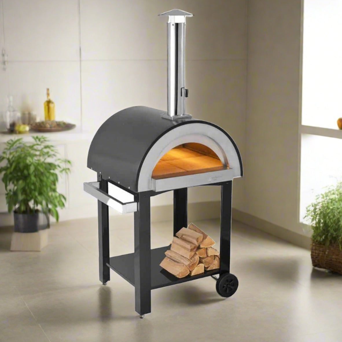 wood pizza oven