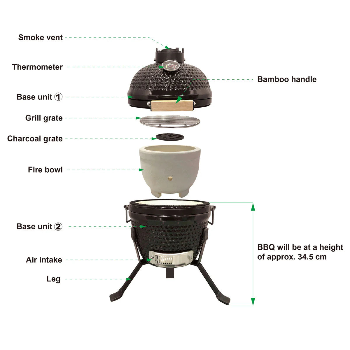 Alfresco Kamado Lite